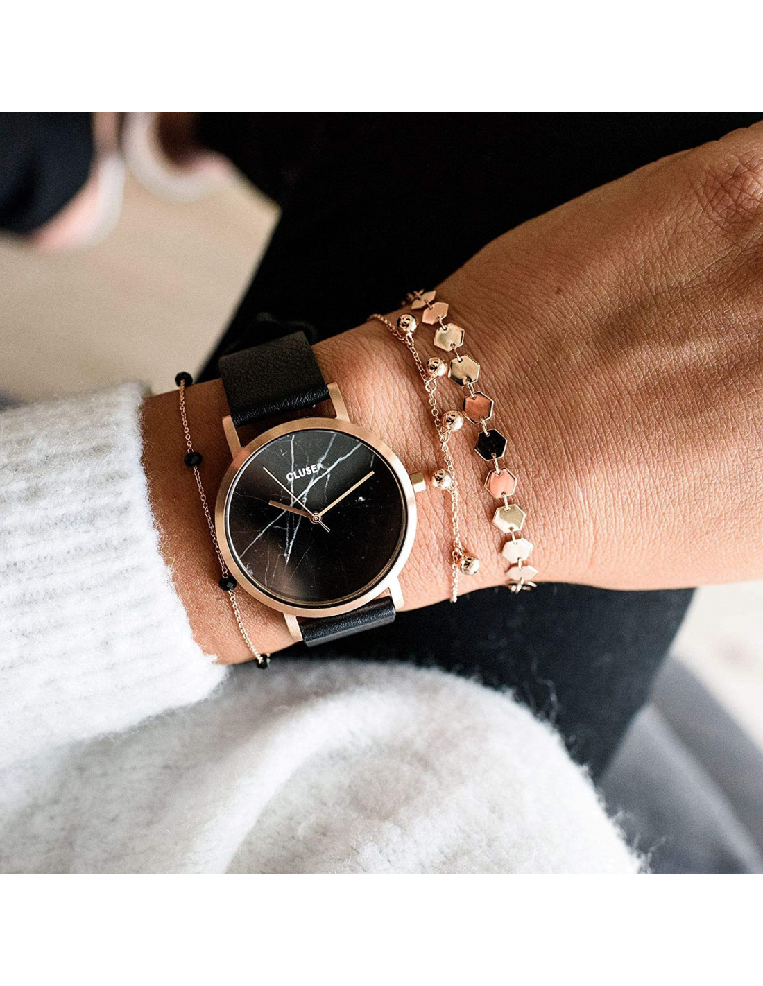 Cadran blanc de la montre Cluse CL40104 — Montres Outlet