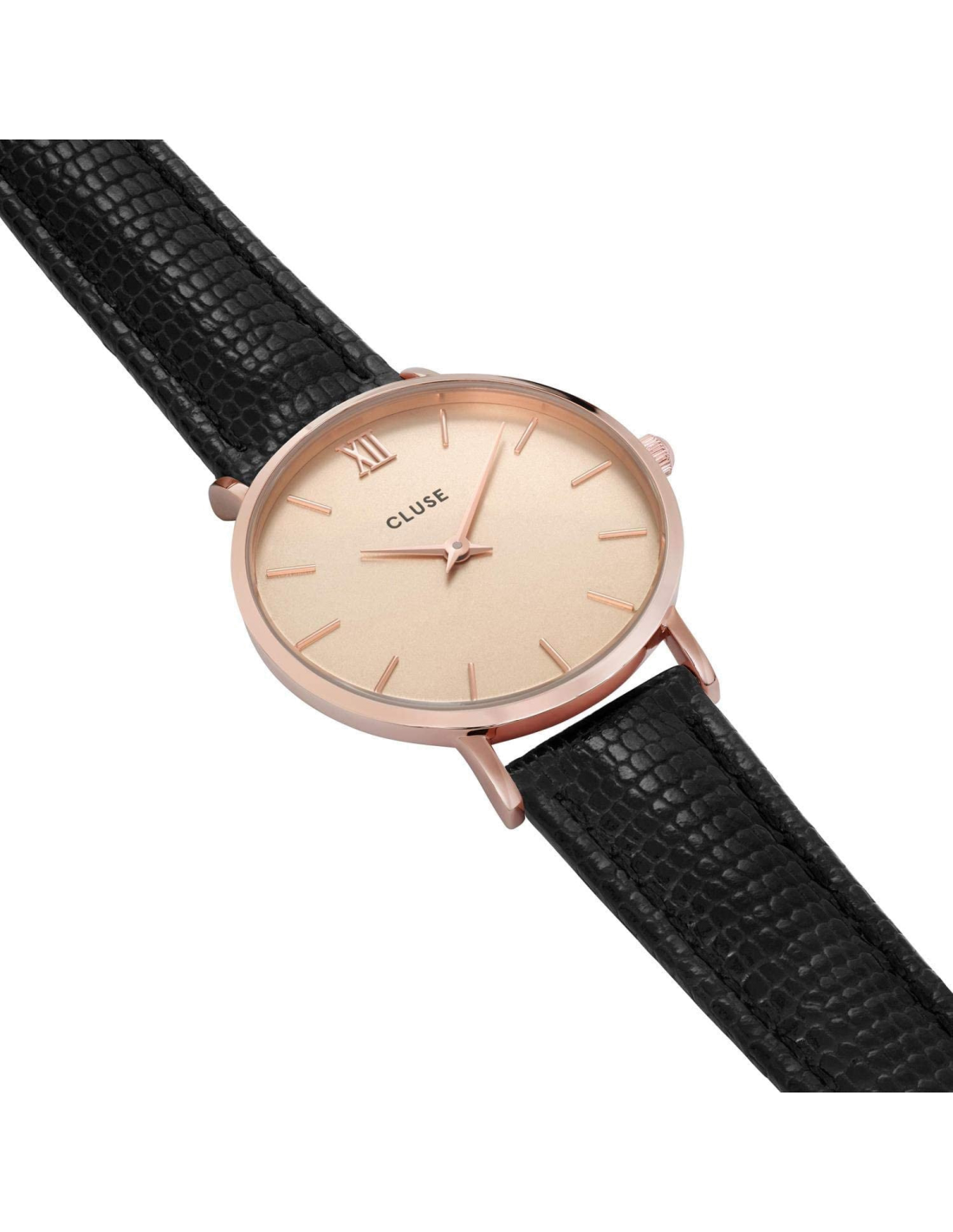 Détail du bracelet cuir de la Cluse CL30051 — Montres Outlet