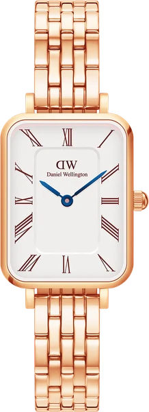Montre Daniel Wellington Quadro Roman -5Link doré or rose
