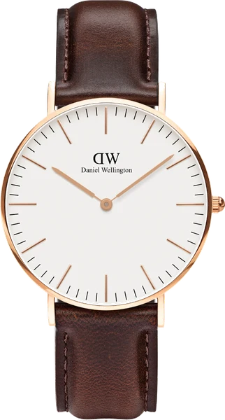 Montre Daniel Wellington Classic Bristol DW00100039 cuir marron 36mm