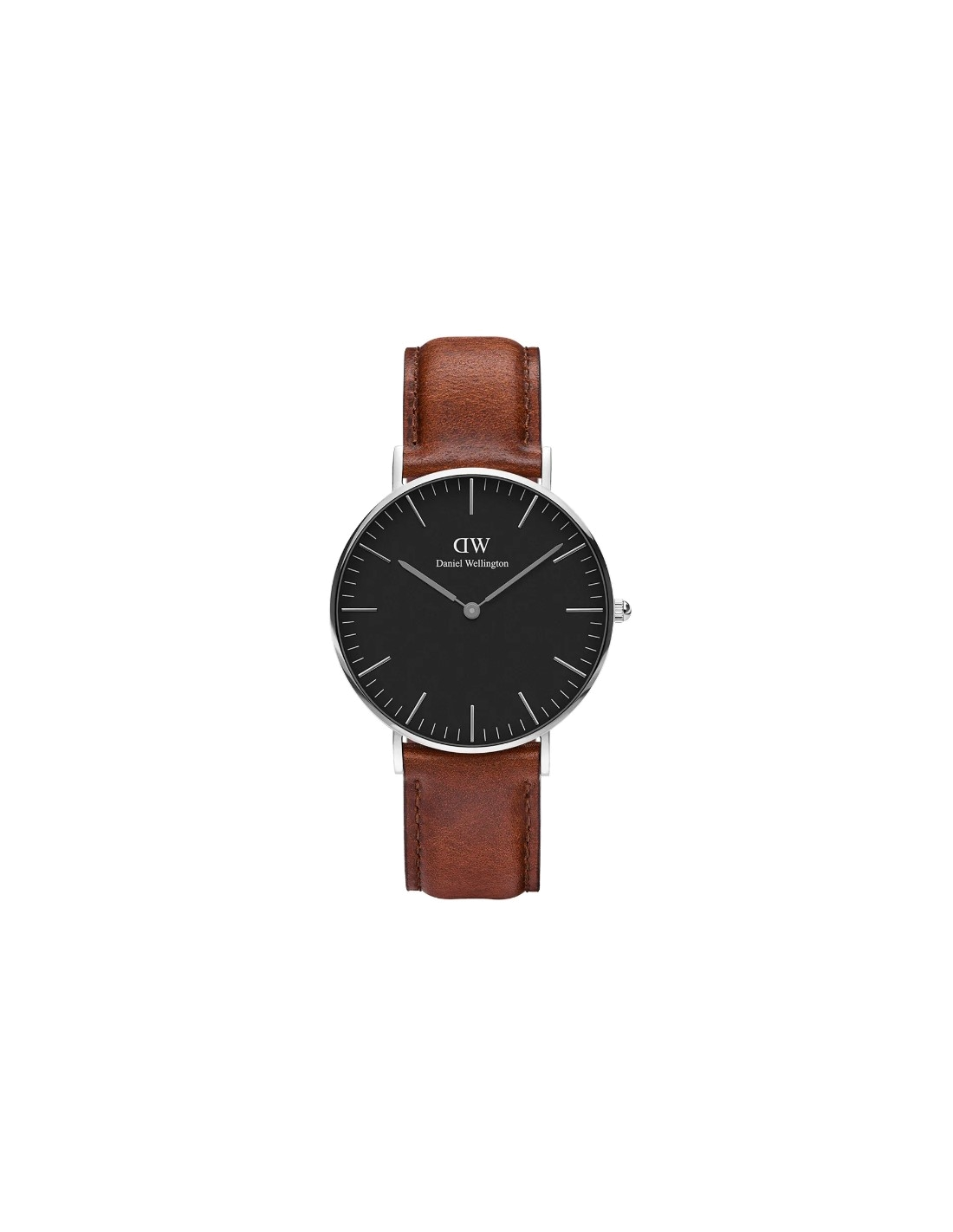 Montre Homme Daniel Wellington Classic DW00100130 Black ST Mawes Silver 40mm