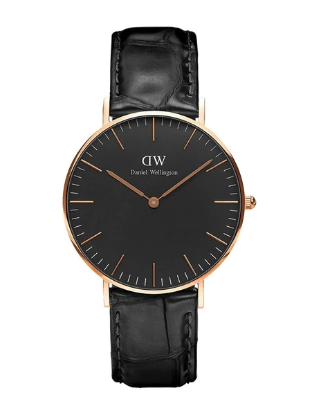 Montre Daniel Wellington Classic Black Reading DW00100141 bracelet cuir noir