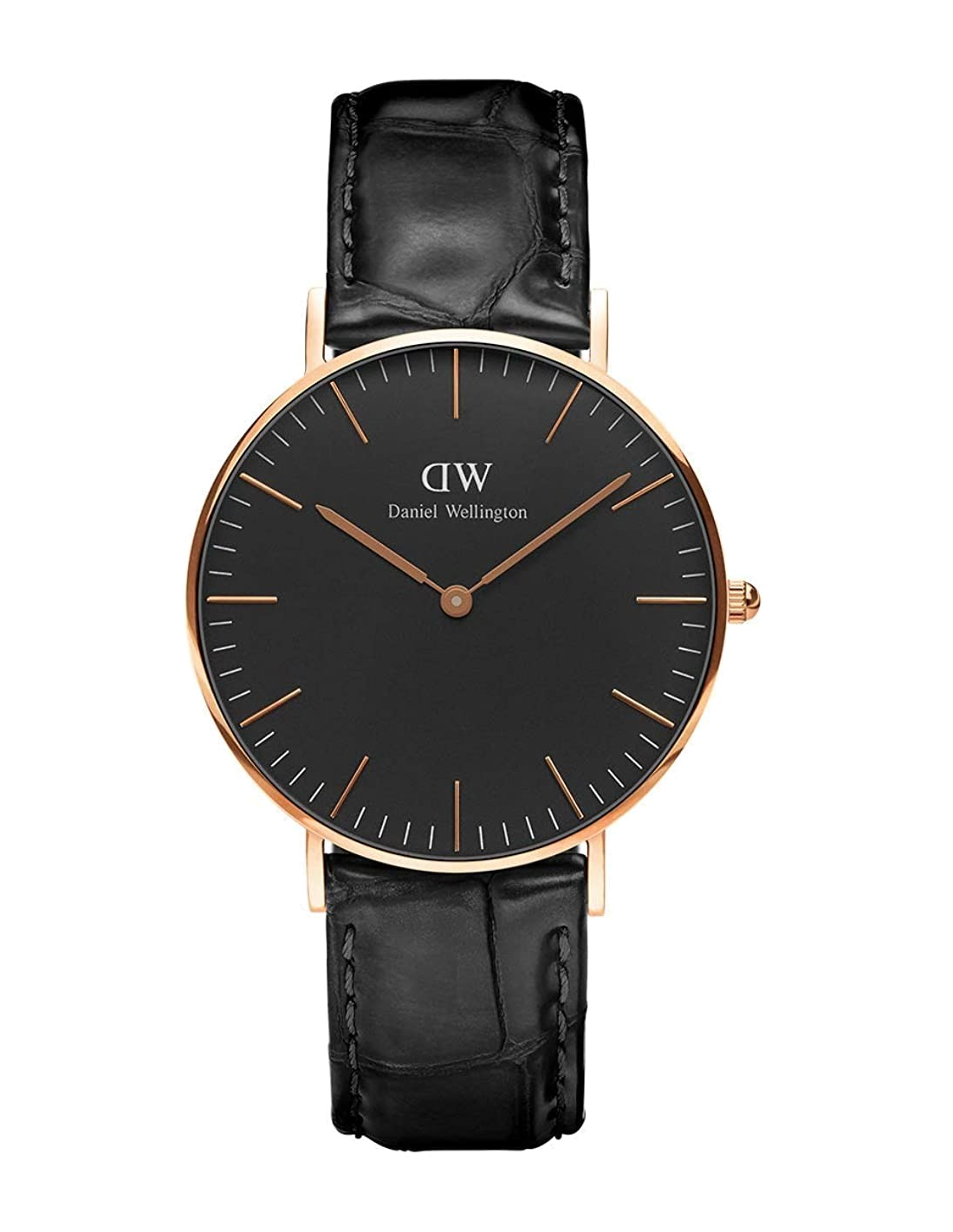 Montre Daniel Wellington Classic Black Reading DW00100141 bracelet cuir noir