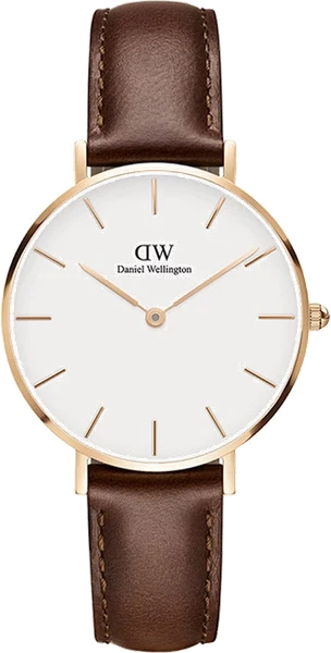 Montre Femme Daniel Wellington Classic DW00100175 bracelet cuir marron