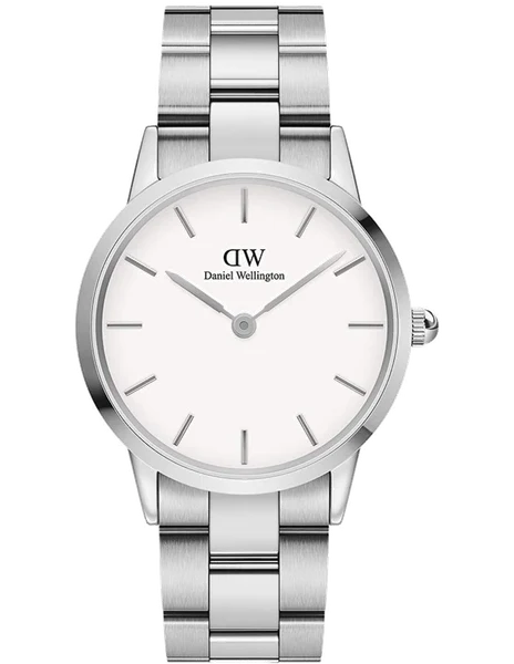 Montre Daniel Wellington DW00100203 Iconic Link 36mm en Acier Poli Argenté