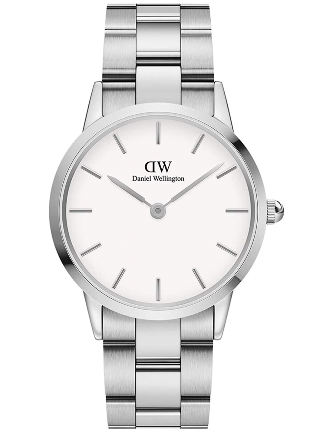 Montre Daniel Wellington DW00100203 Iconic Link 36mm en Acier Poli Argenté