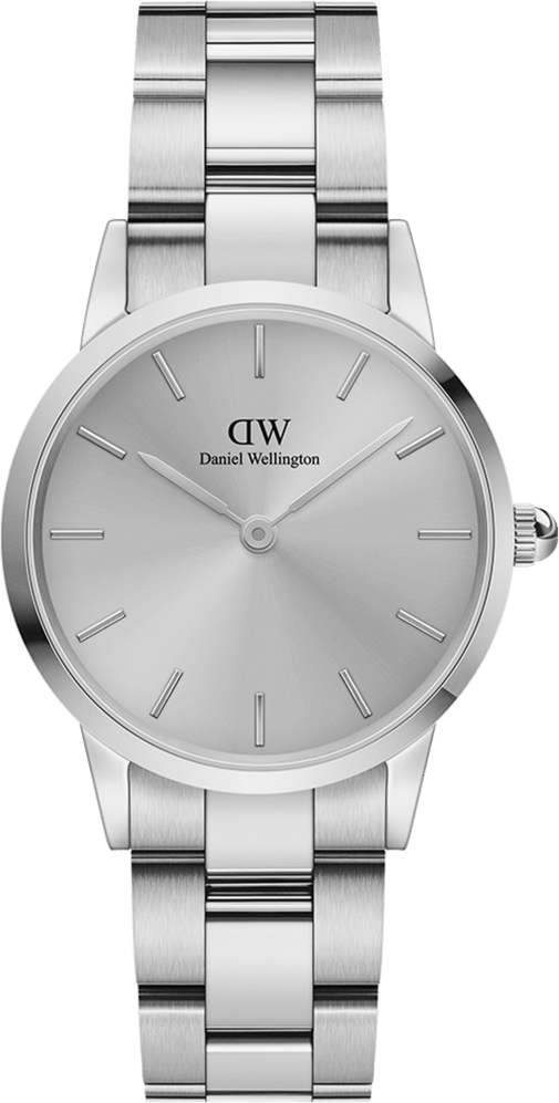 Montre Femme Daniel Wellington Iconic Link Unitone DW00100402 cadran argenté