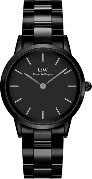 Montre Femme Daniel Wellington Iconic Link Ceramic 32mm DW00100414 cadran noir