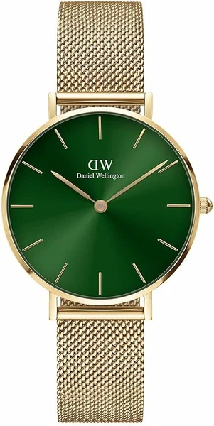 Montre Daniel Wellington Petite Emerald DW00100479 cadran vert 28mm maille milanaise