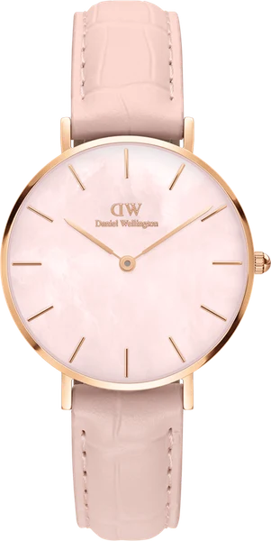 Montre Femme Daniel Wellington Petite Rouge 28mm DW00100511 cadran rose nacre