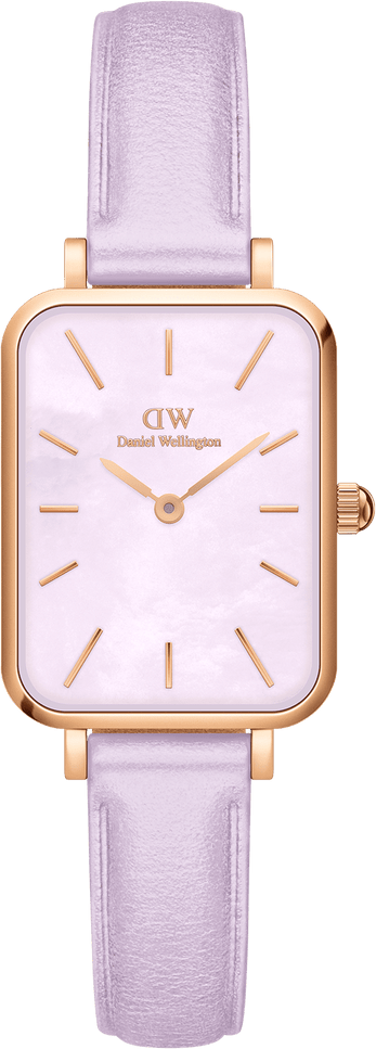 Montre Daniel Wellington DW00100637 Quadro Lavender Lilas Nacre