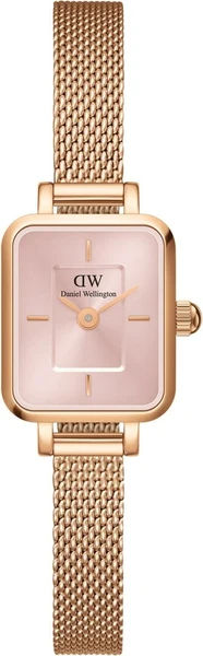 Montre Daniel Wellington DW00100650 Quadro Mini Melrose Blush Cadran Rose Nacré