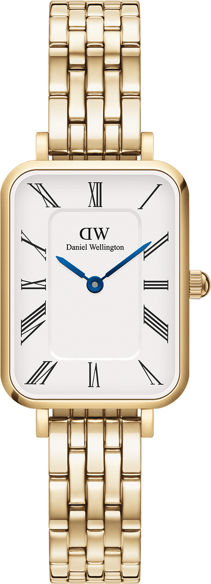Montre Daniel Wellington DW00100688 Boîtier Rectangulaire et Maille Milanaise Or Rose