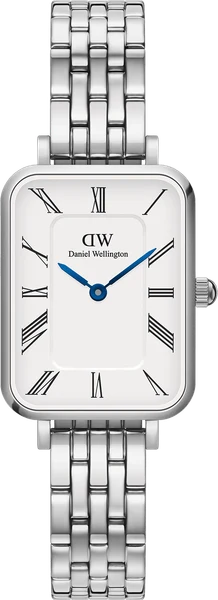 Montre Daniel Wellington Quadro Roman DW00100691 Link en Maille Milanaise Or Rose