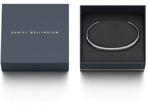 Bracelet Classic Jonc argenté pour femme Daniel Wellington DW00400004 vue 2