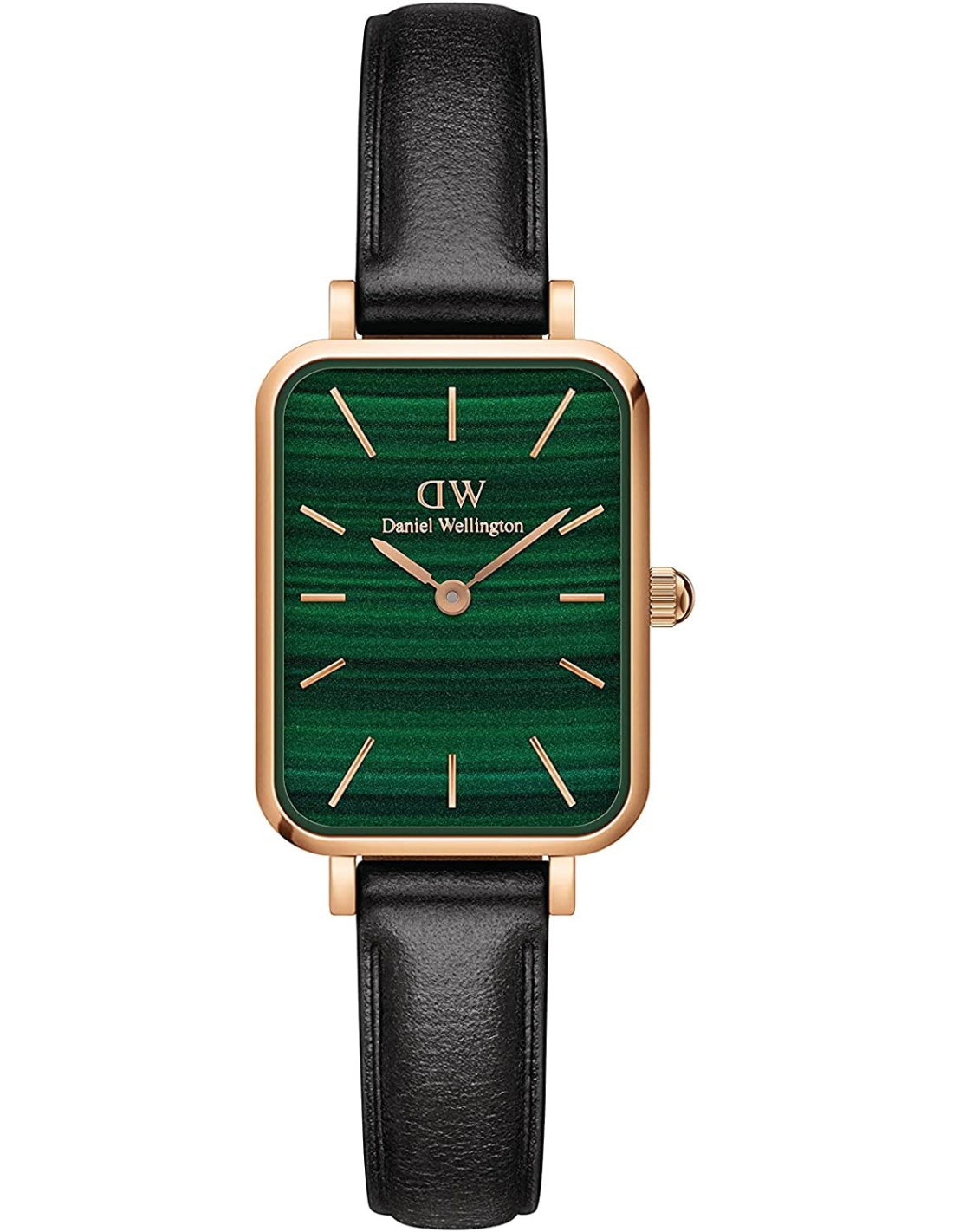Montre Daniel Wellington DW00100439 Cadran Vert et Bracelet Cuir Noir