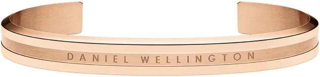 Bracelet Daniel Wellington Elan en acier poli doré or rose DW00400140 Taille S