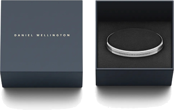 Bracelet Daniel Wellington Elan en acier inoxydable poli argenté pour femme - Réf. DW00400143 vue 4