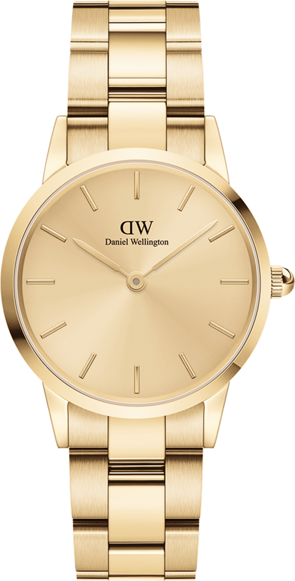 Montre Daniel Wellington DW00100403 Iconic Link 28mm Acier Plaqué Or Jaune