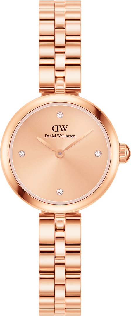 Montre Daniel Wellington DW00100720 Elan Lumine Unitone ronde en acier or rose
