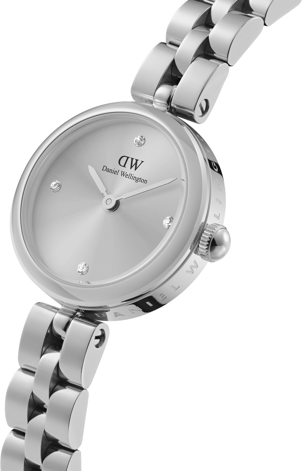 Montre Femme Daniel Wellington DW00100719 Elan Lumine, cadran et bracelet acier argenté 22mm vue 2