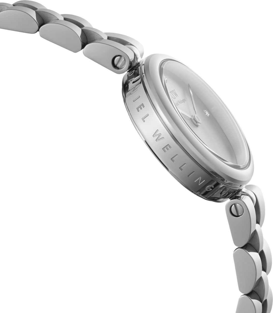 Montre Femme Daniel Wellington DW00100719 Elan Lumine, cadran et bracelet acier argenté 22mm vue 3