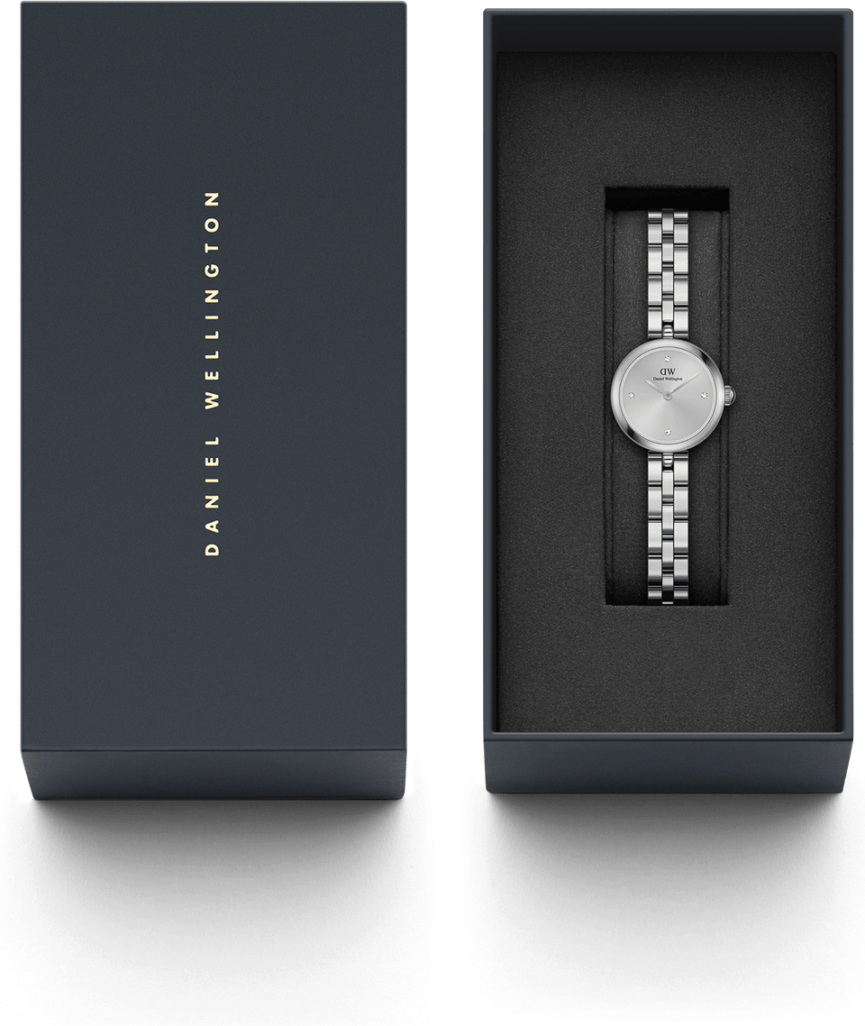 Montre Femme Daniel Wellington DW00100719 Elan Lumine, cadran et bracelet acier argenté 22mm vue 6