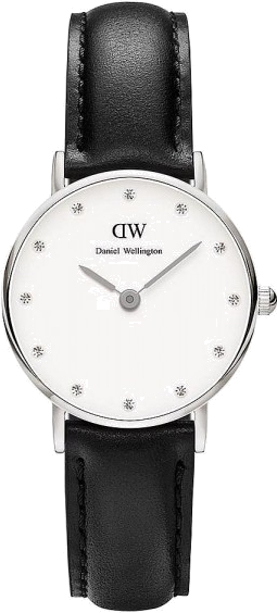 Montre Daniel Wellington Classy Sheffield DW00100068 Bracelet cuir noir