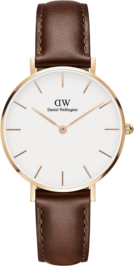Montre Femme Daniel Wellington Classic DW00100175 bracelet cuir marron