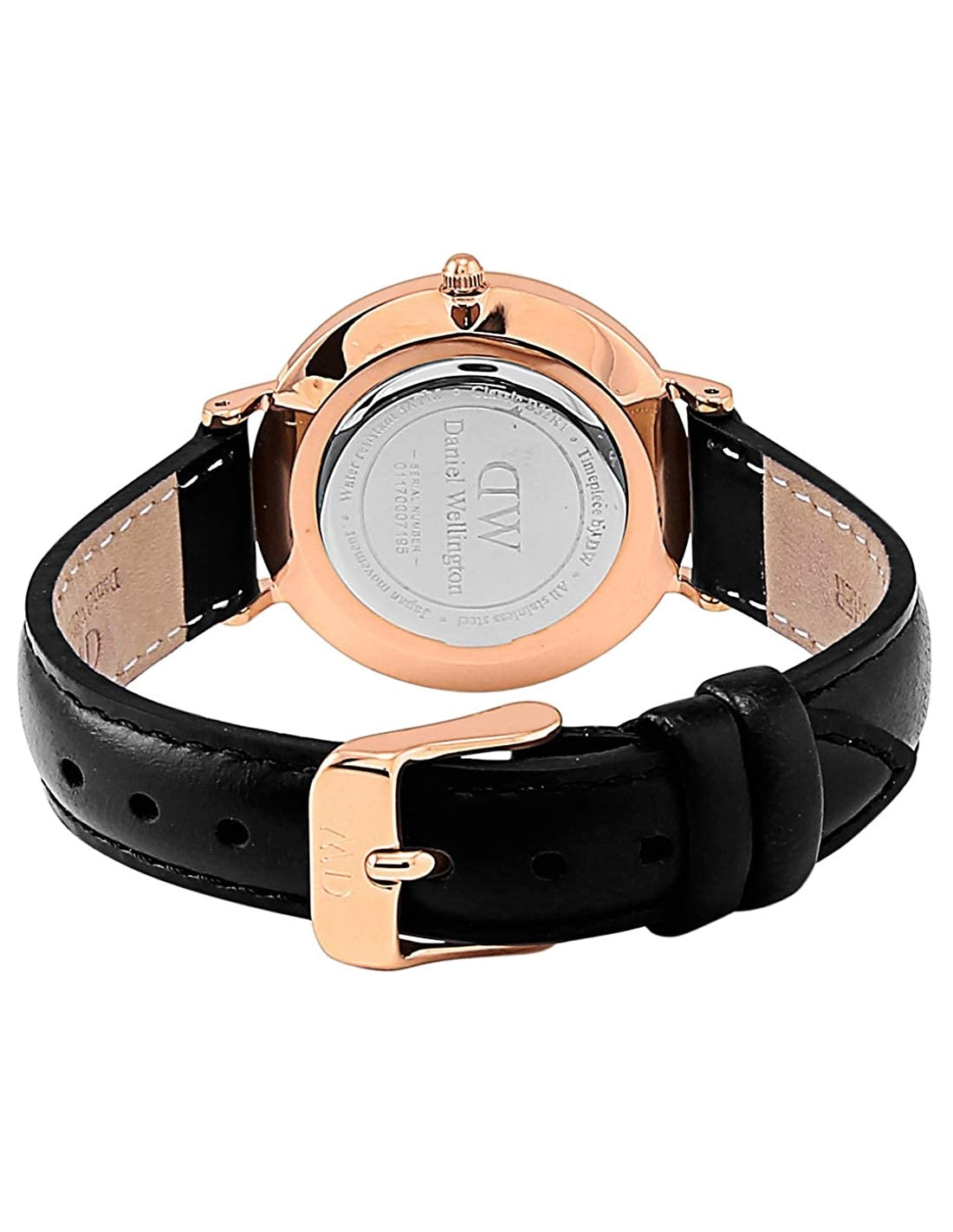 Montre Femme Daniel Wellington Classic Petite Or Rose et Noir DW00100224 vue 2