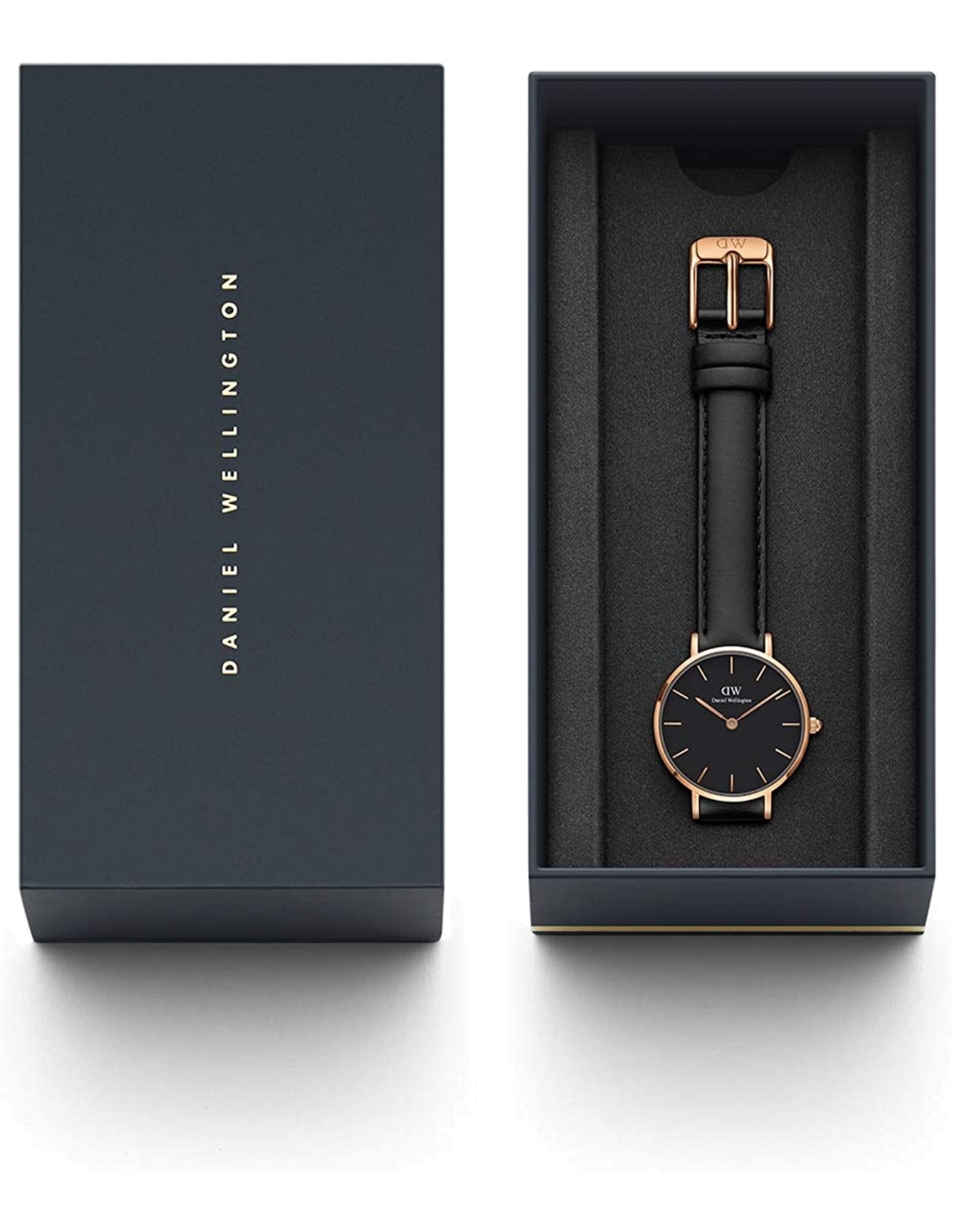 Montre Femme Daniel Wellington Classic Petite Or Rose et Noir DW00100224 vue 3