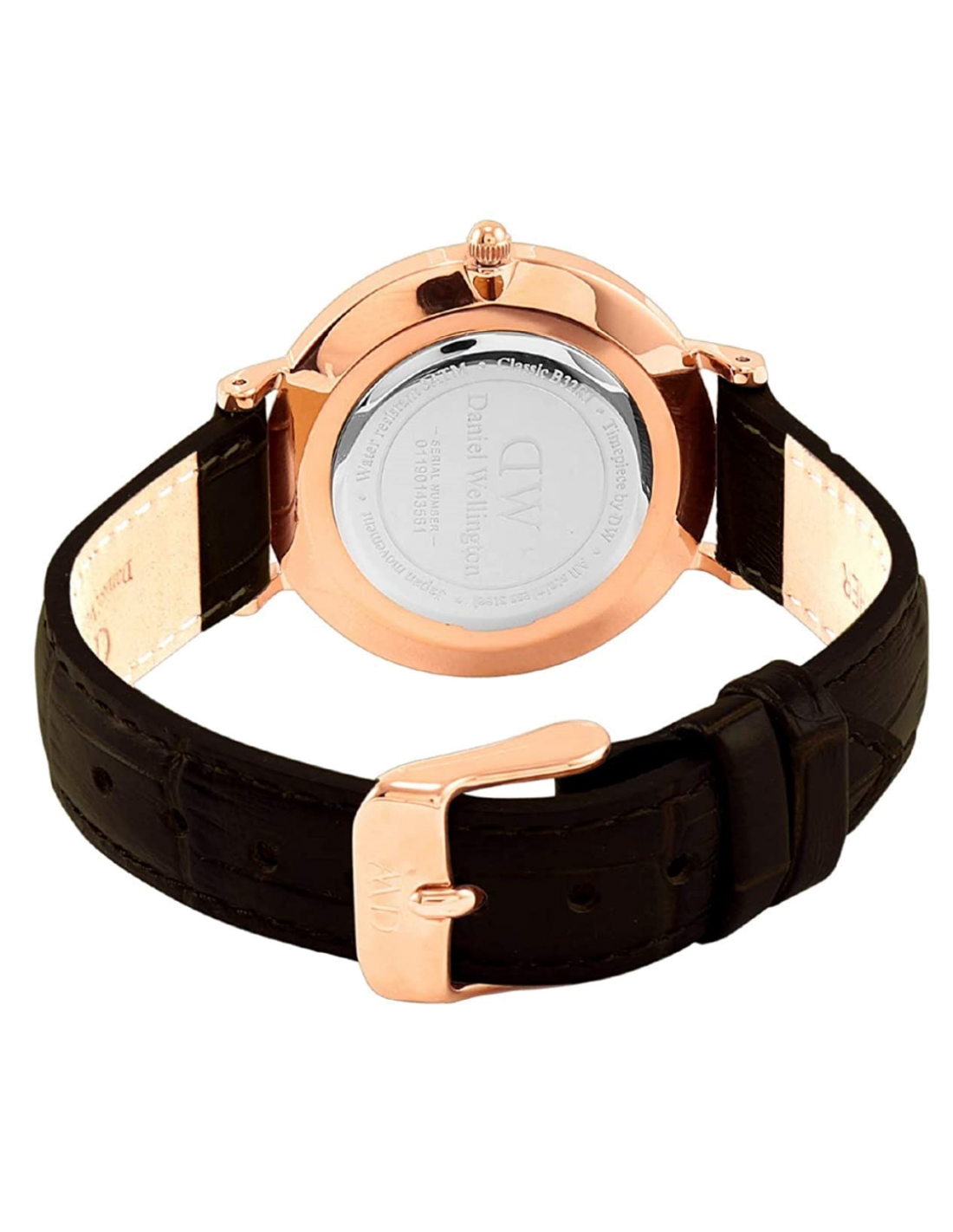 Montre Femme Daniel Wellington Classic Petite DW00100232 en Or Rose et Cadran Blanc vue 2