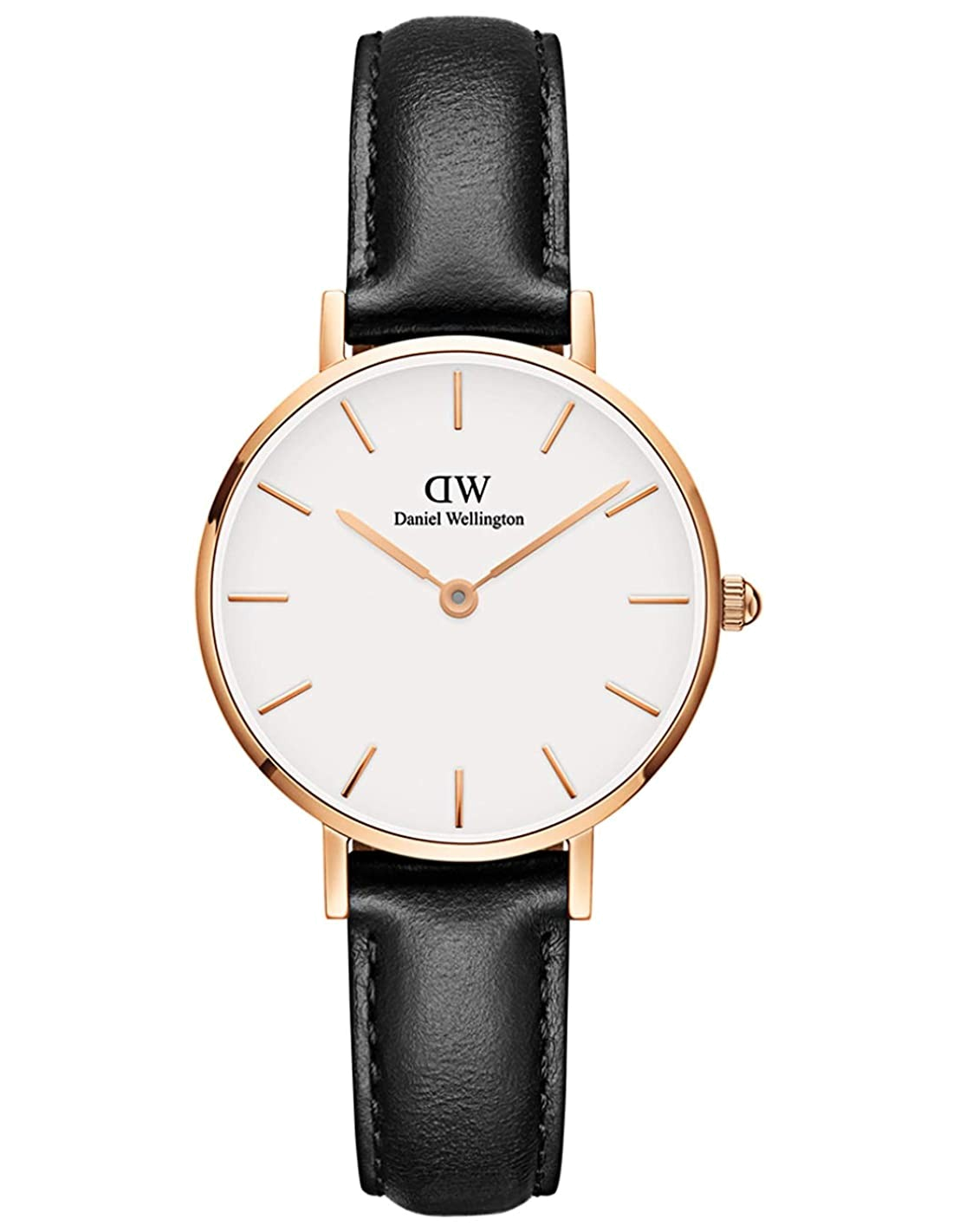 Montre Femme Daniel Wellington Classic Petite DW00100230 en or rose et cadran blanc vue 3