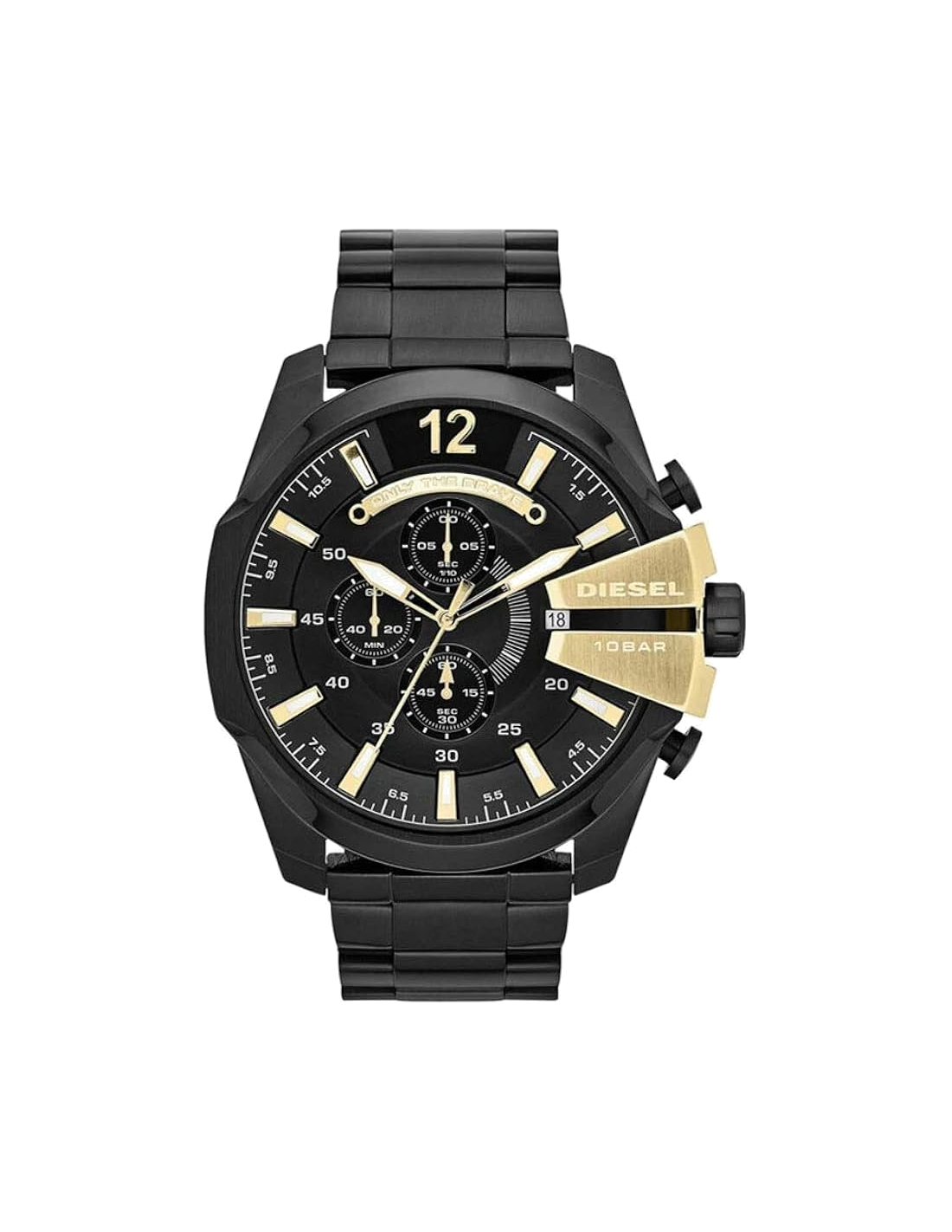 Montre Homme Diesel Mega Chief DZ4338 en acier noir