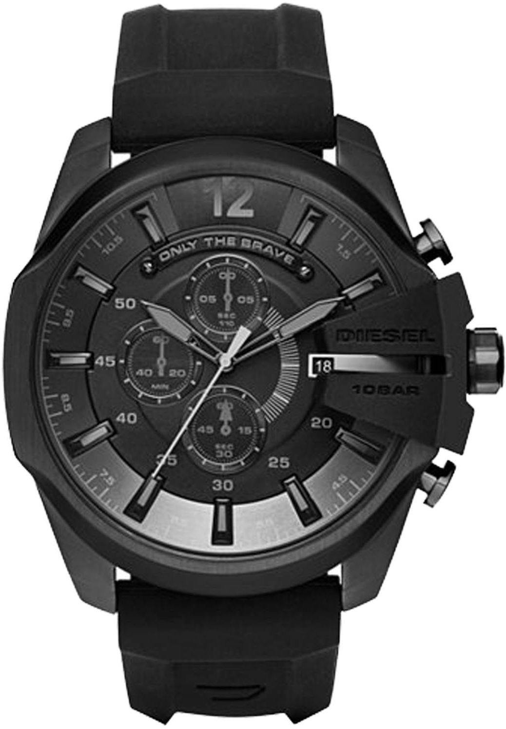 Montre Homme Diesel Mega Chief DZ4378 Noir