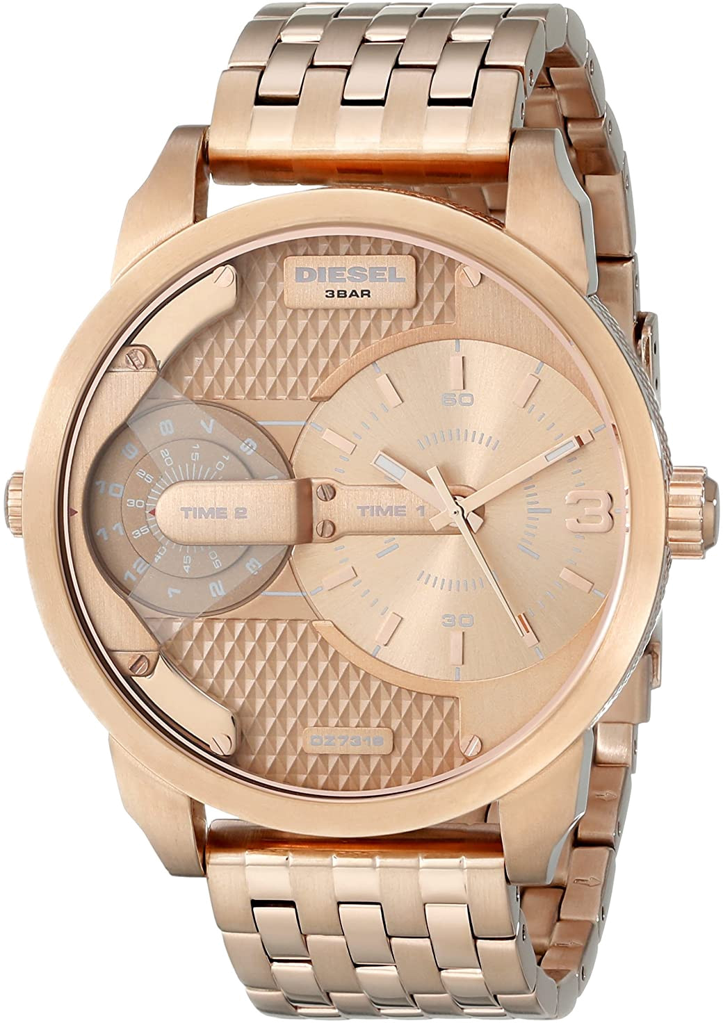 Montre Homme Diesel Mini Daddy DZ7318 Acier Or Rose