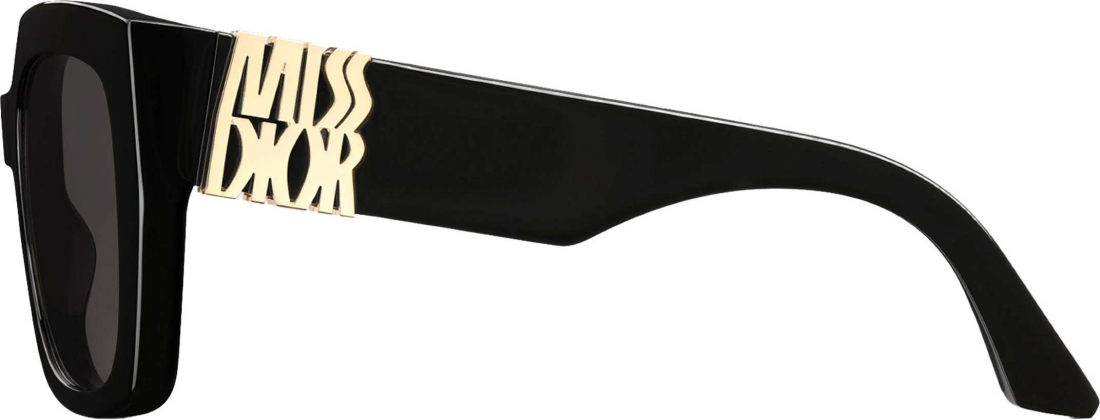 Lunettes de soleil Dior Miss Dior S2F en acétate noir pour femme vue 3