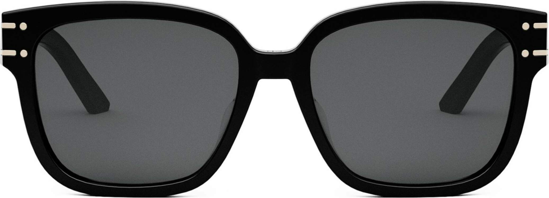 Lunettes de soleil Dior DIORSIGNATURE S7F 10A0 en acétate noir - Unisexe vue 3