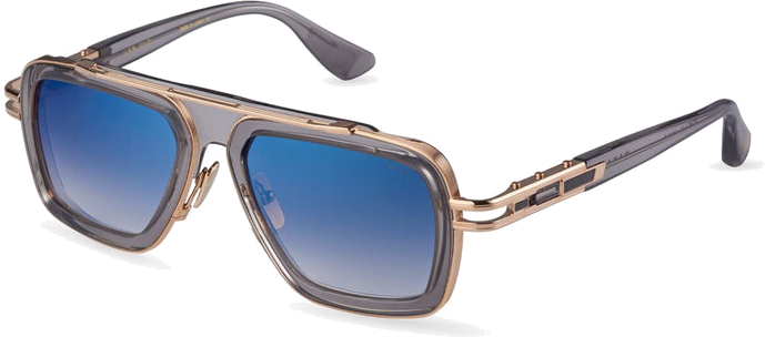 Lunettes de soleil DITA LXN-EVO DTS403 Crystal détail or rose