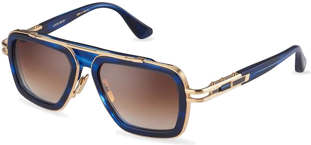 Lunettes de soleil DITA LXN-EVO DTS403 Crystal Blue Swirl