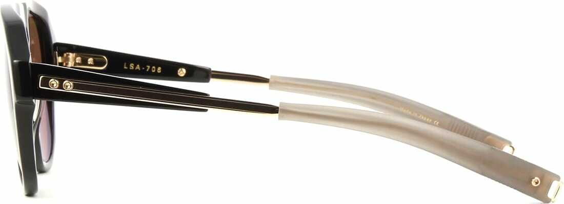 Lunettes de soleil Dita Lancier LSA-706 DLS706 A01 Noir - Monture Navigator unisexe en acétate vue 3