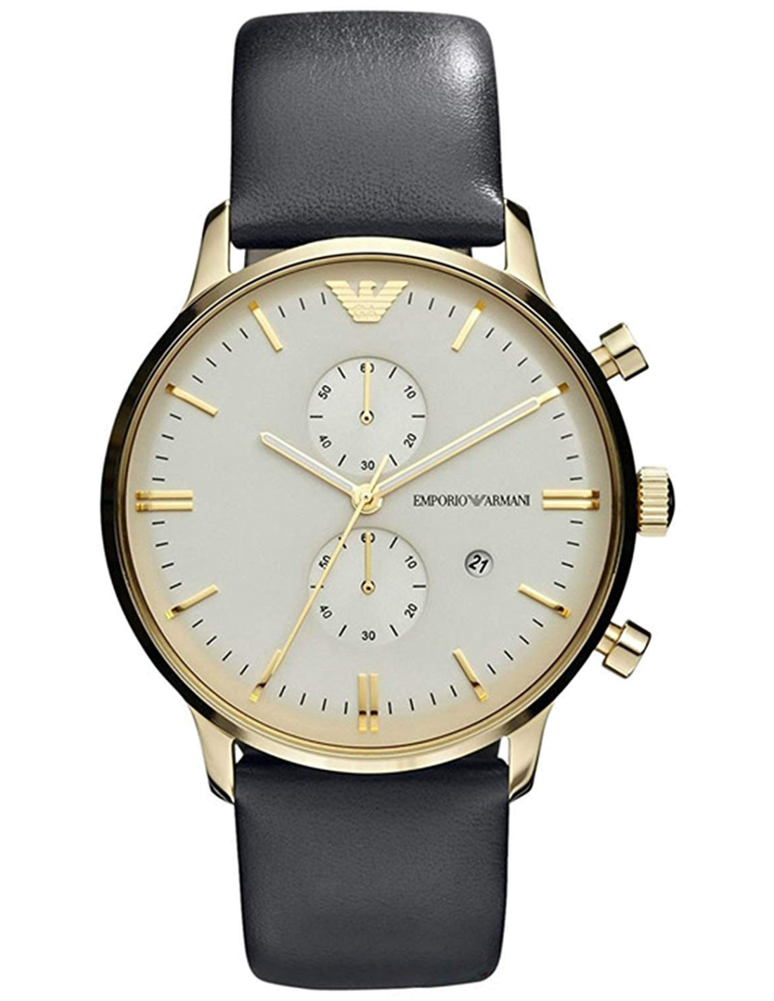 Emporio Armani AR0386 cadran noir — Montres Outlet