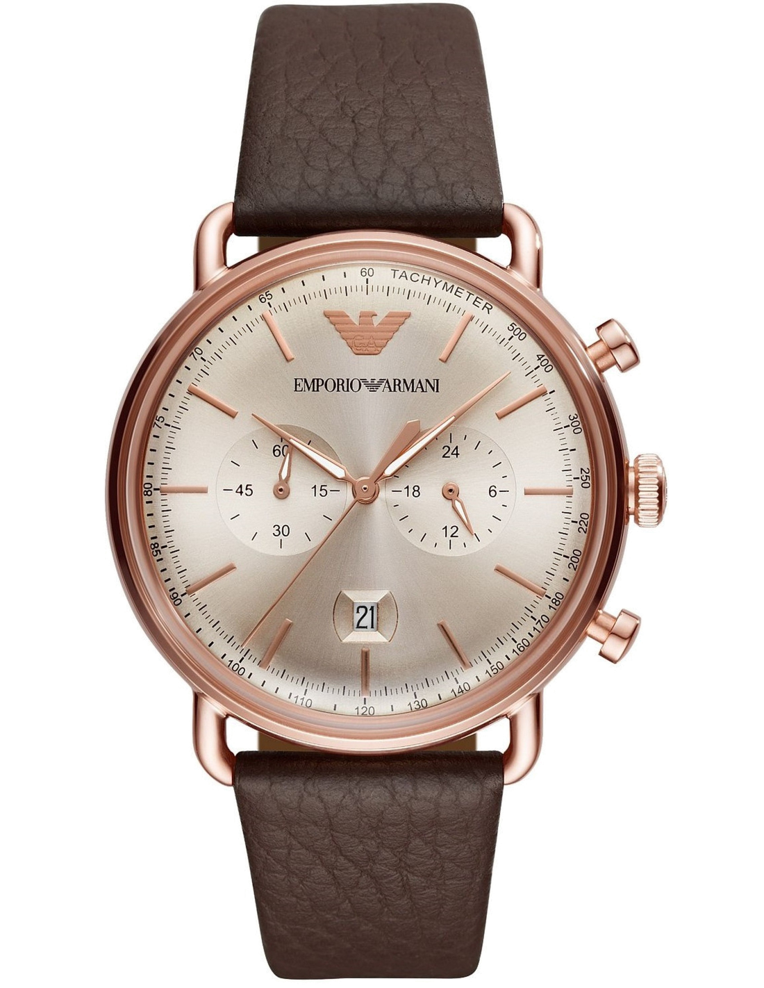 Emporio Armani AR11106 chronographe noir acier — Montres Outlet