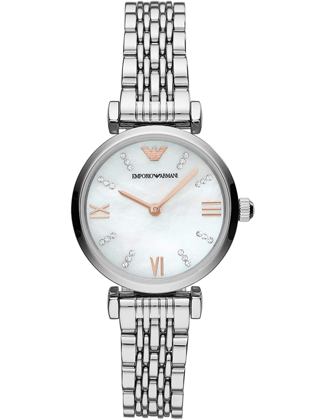 Montre Emporio Armani Gianni T-Bar AR11204 Petit cadran en nacre