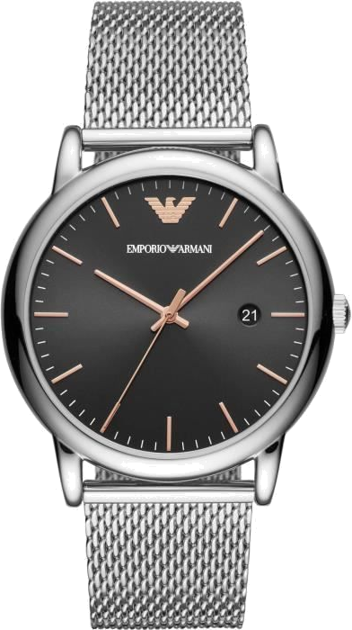 Emporio Armani AR11272 détail cadran noir — Montres Outlet