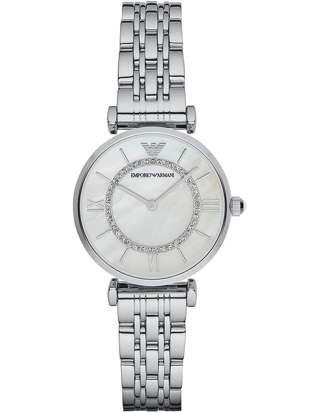 Montre Femme Emporio Armani classique AR1908 Argent cadran nacre
