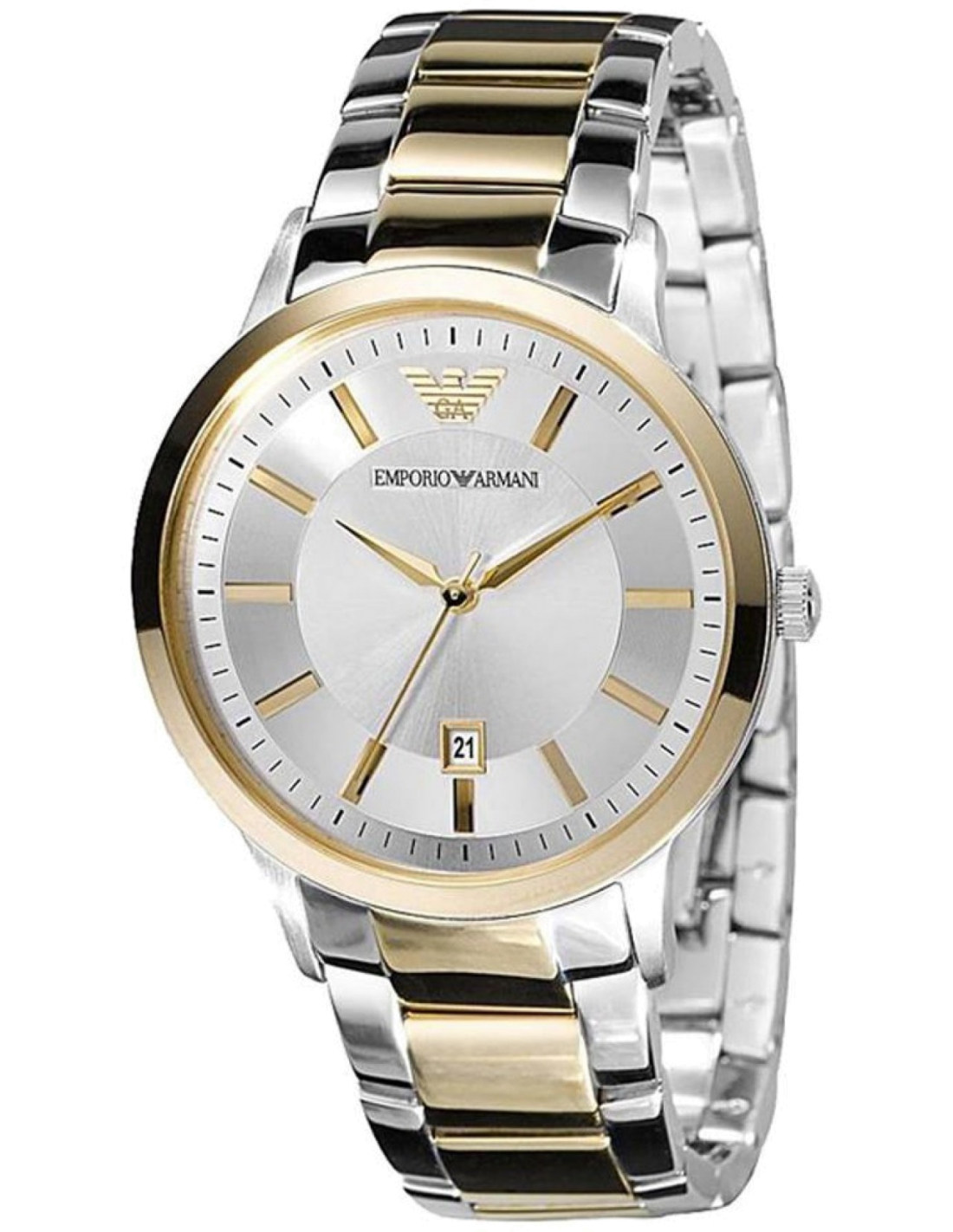 Montre Homme Emporio Armani Classic AR2449 Bracelet Acier Bi-Ton