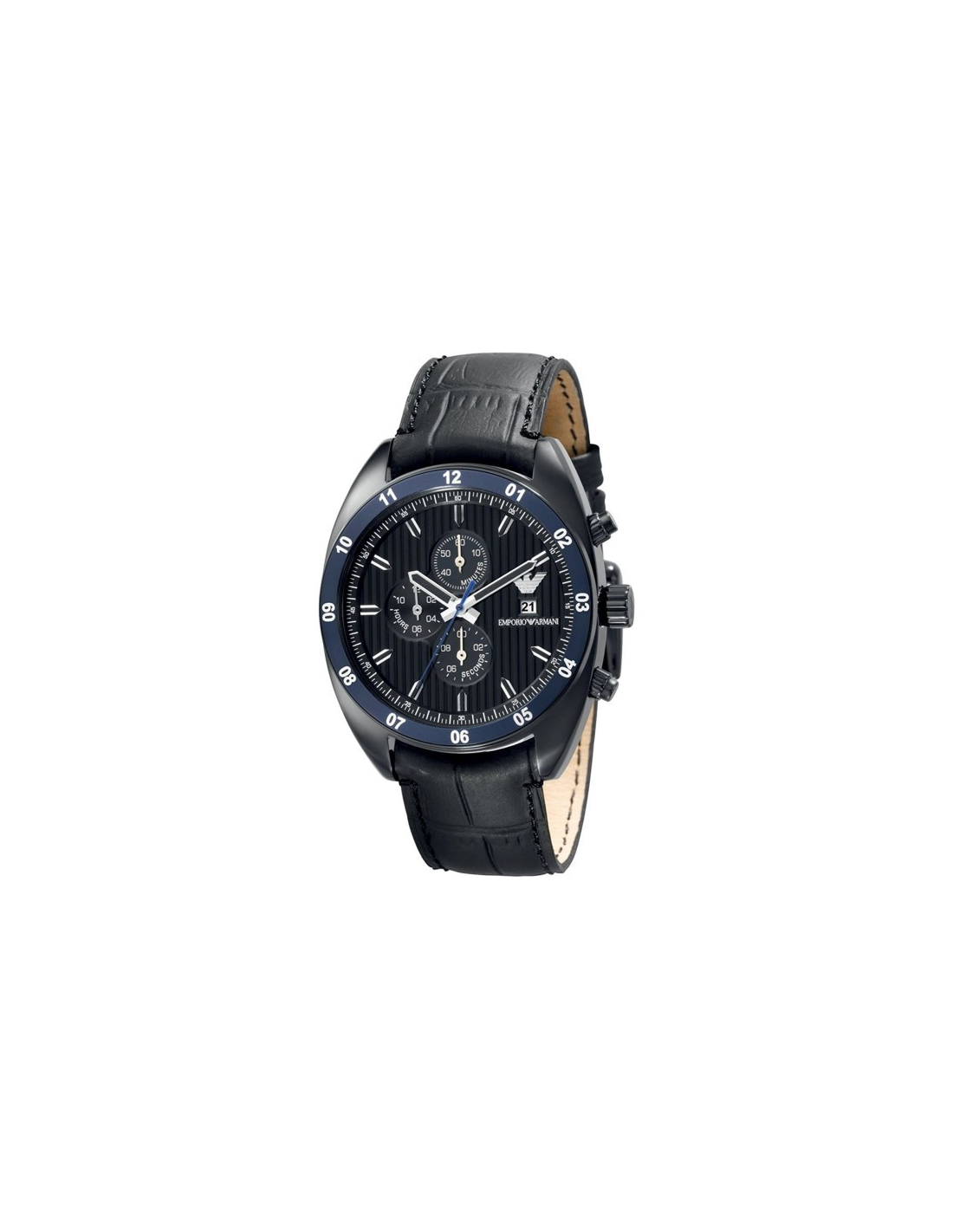 Montre Homme Emporio Armani AR5916 Chronographe avec Cadran à Rayures