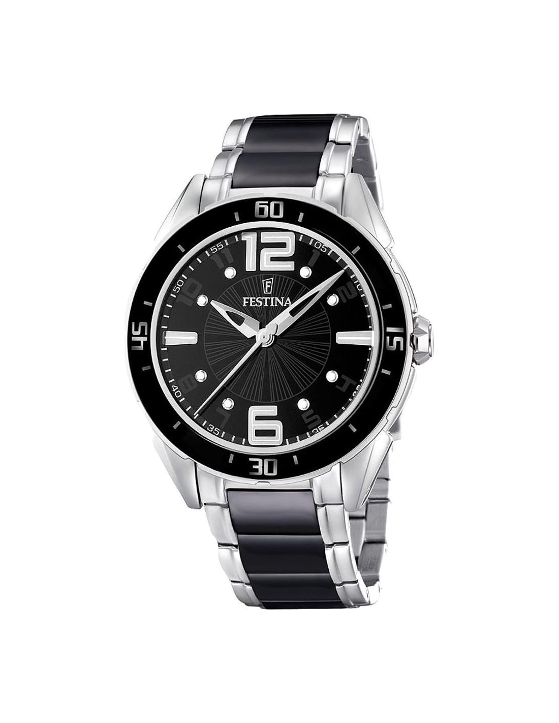 Montre Femme Festina Ceramic F16395/2 Bracelet en céramique noire