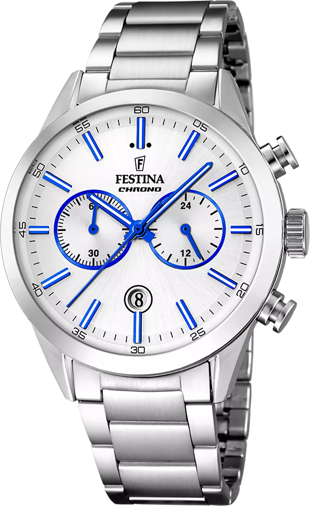 Montre Homme Festina F16826/A Acier Argenté Timeless
